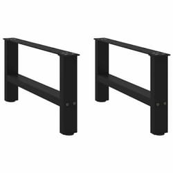 cm/ 1 pcs) vidaXL Coffee Table Legs Desk Legs Metal Furniture Legs Bar Stand DIY Steel - black, 70 x (30-31