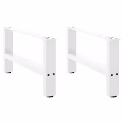 cm/ 1 pcs) vidaXL Coffee Table Legs Desk Legs Metal Furniture Legs Bar Stand DIY Steel - white, 70 x (30-31