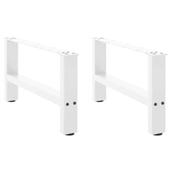 cm/ 1 pcs) vidaXL Coffee Table Legs Desk Legs Metal Furniture Legs Bar Stand DIY Steel - white, 70 x (30-31