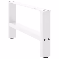 cm/ 1 pcs) vidaXL Coffee Table Legs Desk Legs Metal Furniture Legs Bar Stand DIY Steel - white, 70 x (30-31