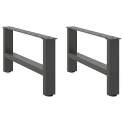 cm/ 1 pcs) vidaXL Coffee Table Legs Desk Legs Metal Furniture Legs Bar Stand DIY Steel - anthracite, 70 x (30-31