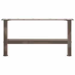 cm) vidaXL Coffee Table Legs Desk Legs Metal Furniture Legs Bar Stand DIY Steel - natural, 70 x (30-31 - Additional view 4