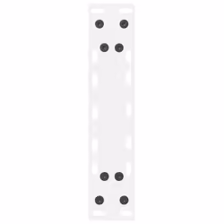 cm/ 1 pcs) vidaXL Coffee Table Legs Desk Legs Metal Furniture Legs Bar Stand DIY Steel - white, 28 x (42-43 - Additional view 6