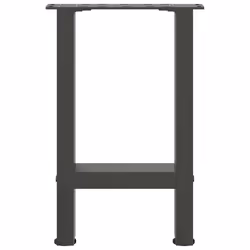 cm/ 1 pcs) vidaXL Coffee Table Legs Desk Legs Metal Furniture Legs Bar Stand DIY Steel - anthracite, 28 x (42-43 - Additional view 4