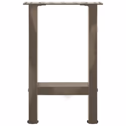 cm) vidaXL Coffee Table Legs Desk Legs Metal Furniture Legs Bar Stand DIY Steel - natural, 28 x (42-43 - Additional view 4