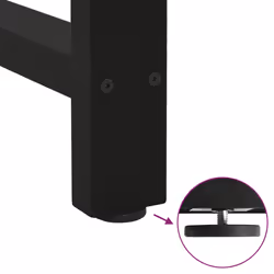 cm/ 1 pcs) vidaXL Coffee Table Legs Desk Legs Metal Furniture Legs Bar Stand DIY Steel - black, 38 x (42-43 - Additional view 8