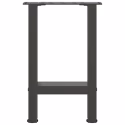 cm/ 1 pcs) vidaXL Coffee Table Legs Desk Legs Metal Furniture Legs Bar Stand DIY Steel - anthracite, 38 x (42-43 - Additional view 4