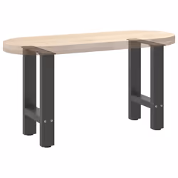 cm/ 1 pcs) vidaXL Coffee Table Legs Desk Legs Metal Furniture Legs Bar Stand DIY Steel - anthracite, 38 x (42-43 - Additional view 7