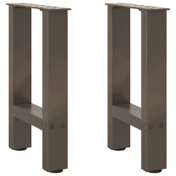 cm) vidaXL Coffee Table Legs Desk Legs Metal Furniture Legs Bar Stand DIY Steel - natural, 38 x (42-43