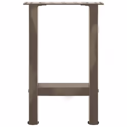 cm) vidaXL Coffee Table Legs Desk Legs Metal Furniture Legs Bar Stand DIY Steel - natural, 38 x (42-43 - Additional view 4