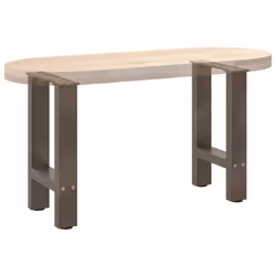 cm) vidaXL Coffee Table Legs Desk Legs Metal Furniture Legs Bar Stand DIY Steel - natural, 38 x (42-43 - Additional view 7