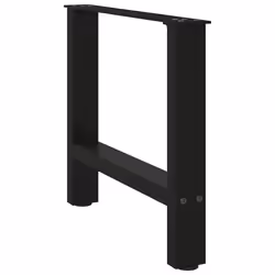 cm) vidaXL Coffee Table Legs Desk Legs Metal Furniture Legs Bar Stand DIY Steel - black, 50 x (42-43
