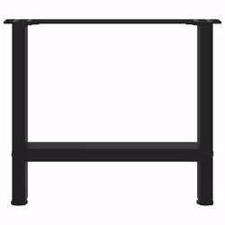 cm) vidaXL Coffee Table Legs Desk Legs Metal Furniture Legs Bar Stand DIY Steel - black, 50 x (42-43 - Additional view 4