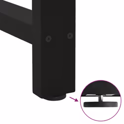 cm) vidaXL Coffee Table Legs Desk Legs Metal Furniture Legs Bar Stand DIY Steel - black, 50 x (42-43 - Additional view 8