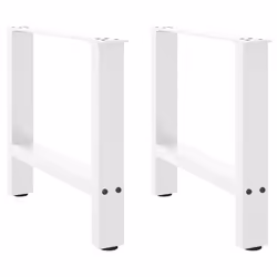 cm/ 1 pcs) vidaXL Coffee Table Legs Desk Legs Metal Furniture Legs Bar Stand DIY Steel - white, 50 x (42-43