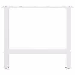 cm/ 1 pcs) vidaXL Coffee Table Legs Desk Legs Metal Furniture Legs Bar Stand DIY Steel - white, 50 x (42-43 - Additional view 4