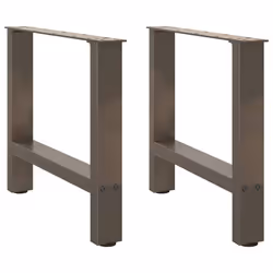 cm) vidaXL Coffee Table Legs Desk Legs Metal Furniture Legs Bar Stand DIY Steel - natural, 50 x (42-43