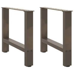 cm) vidaXL Coffee Table Legs Desk Legs Metal Furniture Legs Bar Stand DIY Steel - natural, 50 x (42-43