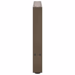 cm) vidaXL Coffee Table Legs Desk Legs Metal Furniture Legs Bar Stand DIY Steel - natural, 50 x (42-43 - Additional view 5