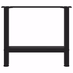 cm/ 1 pcs) vidaXL Coffee Table Legs Desk Legs Metal Furniture Legs Bar Stand DIY Steel - black, 60 x (42-43 - Additional view 4