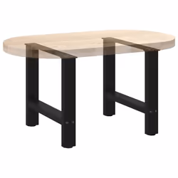 cm/ 1 pcs) vidaXL Coffee Table Legs Desk Legs Metal Furniture Legs Bar Stand DIY Steel - black, 60 x (42-43 - Additional view 7