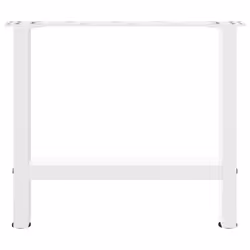 cm/ 1 pcs) vidaXL Coffee Table Legs Desk Legs Metal Furniture Legs Bar Stand DIY Steel - white, 60 x (42-43 - Additional view 4