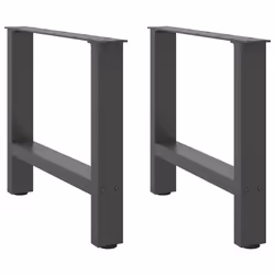 cm) vidaXL Coffee Table Legs Desk Legs Metal Furniture Legs Bar Stand DIY Steel - anthracite, 60 x (42-43