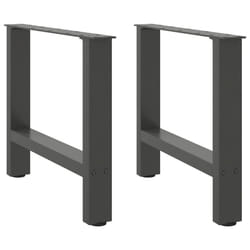 cm) vidaXL Coffee Table Legs Desk Legs Metal Furniture Legs Bar Stand DIY Steel - anthracite, 60 x (42-43