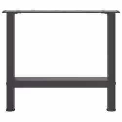 cm) vidaXL Coffee Table Legs Desk Legs Metal Furniture Legs Bar Stand DIY Steel - anthracite, 60 x (42-43 - Additional view 4