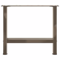 cm) vidaXL Coffee Table Legs Desk Legs Metal Furniture Legs Bar Stand DIY Steel - natural, 60 x (42-43 - Additional view 4