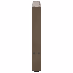 cm) vidaXL Coffee Table Legs Desk Legs Metal Furniture Legs Bar Stand DIY Steel - natural, 60 x (42-43 - Additional view 5
