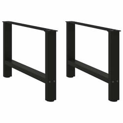 cm/ 1 pcs) vidaXL Coffee Table Legs Desk Legs Metal Furniture Legs Bar Stand DIY Steel - black, 70 x (42-43