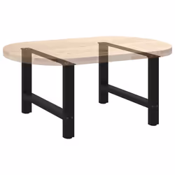 cm/ 1 pcs) vidaXL Coffee Table Legs Desk Legs Metal Furniture Legs Bar Stand DIY Steel - black, 70 x (42-43 - Additional view 7