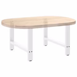 cm/ 1 pcs) vidaXL Coffee Table Legs Desk Legs Metal Furniture Legs Bar Stand DIY Steel - white, 70 x (42-43 - Additional view 7