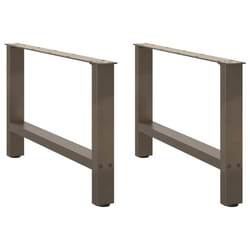 cm) vidaXL Coffee Table Legs Desk Legs Metal Furniture Legs Bar Stand DIY Steel - natural, 70 x (42-43
