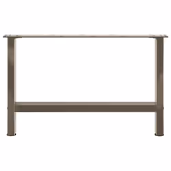cm) vidaXL Coffee Table Legs Desk Legs Metal Furniture Legs Bar Stand DIY Steel - natural, 70 x (42-43 - Additional view 4
