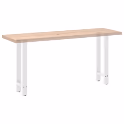 cm/ 1 pcs) vidaXL Coffee Table Legs Desk Legs Metal Furniture Legs Bar Stand DIY Steel - white, 38 x (72-73 - Additional view 7
