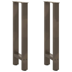 cm) vidaXL Coffee Table Legs Desk Legs Metal Furniture Legs Bar Stand DIY Steel - natural, 38 x (72-73