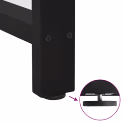 cm/ 1 pcs) vidaXL Coffee Table Legs Desk Legs Metal Furniture Legs Bar Stand DIY Steel - black, 50 x (72-73 - Additional view 8