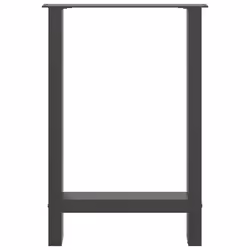 cm/ 1 pcs) vidaXL Coffee Table Legs Desk Legs Metal Furniture Legs Bar Stand DIY Steel - anthracite, 50 x (72-73 - Additional view 4