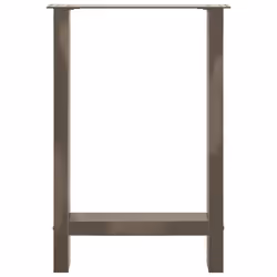 cm) vidaXL Coffee Table Legs Desk Legs Metal Furniture Legs Bar Stand DIY Steel - natural, 50 x (72-73 - Additional view 4