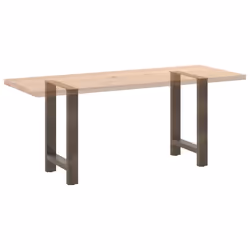 cm) vidaXL Coffee Table Legs Desk Legs Metal Furniture Legs Bar Stand DIY Steel - natural, 50 x (72-73 - Additional view 7