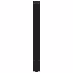 cm/ 1 pcs) vidaXL Coffee Table Legs Desk Legs Metal Furniture Legs Bar Stand DIY Steel - black, 60 x (72-73 - Additional view 5
