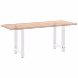 cm/ 1 pcs) vidaXL Coffee Table Legs Desk Legs Metal Furniture Legs Bar Stand DIY Steel - white, 60 x (72-73 - Additional view 7