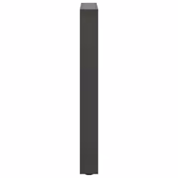 cm) vidaXL Coffee Table Legs Desk Legs Metal Furniture Legs Bar Stand DIY Steel - anthracite, 60 x (72-73 - Additional view 5