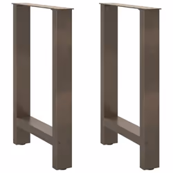 cm) vidaXL Coffee Table Legs Desk Legs Metal Furniture Legs Bar Stand DIY Steel - natural, 60 x (72-73