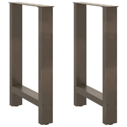 cm) vidaXL Coffee Table Legs Desk Legs Metal Furniture Legs Bar Stand DIY Steel - natural, 60 x (72-73