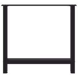 cm/ 1 pcs) vidaXL Coffee Table Legs Desk Legs Metal Furniture Legs Bar Stand DIY Steel - black, 70 x (72-73 - Additional view 4
