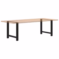 cm/ 1 pcs) vidaXL Coffee Table Legs Desk Legs Metal Furniture Legs Bar Stand DIY Steel - black, 70 x (72-73 - Additional view 7