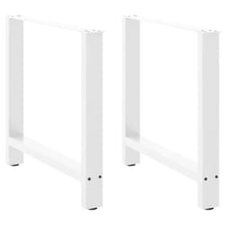 cm/ 1 pcs) vidaXL Coffee Table Legs Desk Legs Metal Furniture Legs Bar Stand DIY Steel - white, 70 x (72-73